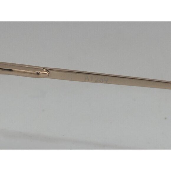 TOPAZ - Clear Taupe AT269 Marble Acetate  Oval Glasses Frames - Picture 6 of 8